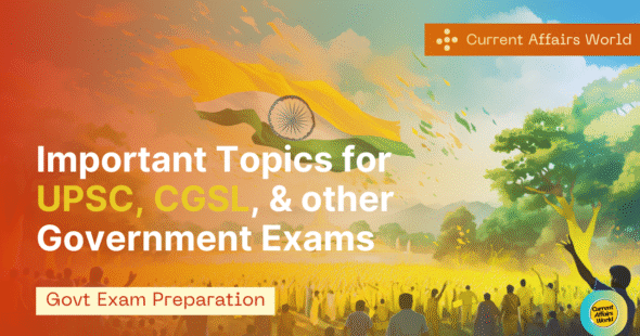 Important Topics for UPSC, SSC & All Government Competitive Exams - Currentaffairsworld.in