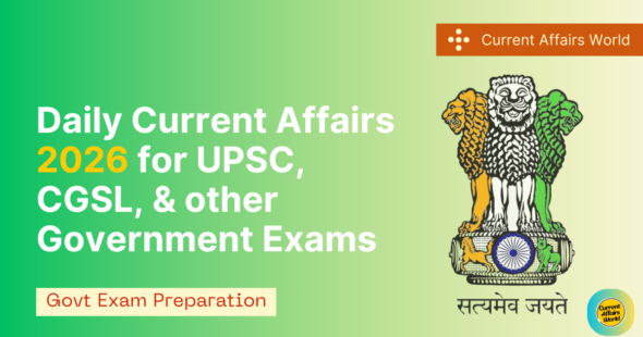 Daily Latest Current Affairs 2026