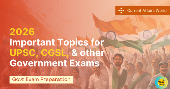 2026 Important Topics for UPSC, SSC & All Competitive Exams - Currentaffairsworld.in