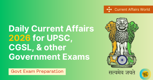 Daily Current Affairs 2026