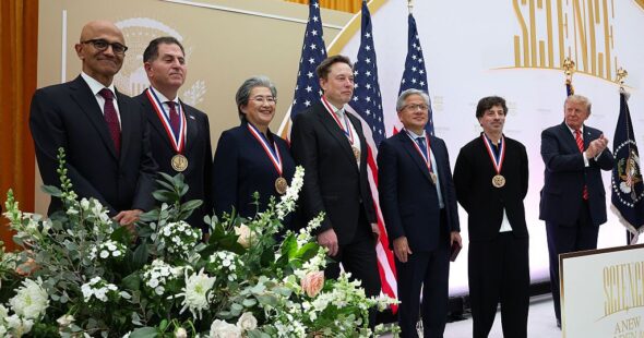 President Trump awards Big Tech donors with nation's highest science prizes